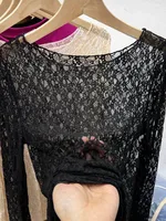 Sous-vêtements Sexy à manches longues pour femmes, tendance printemps automne 2025 6