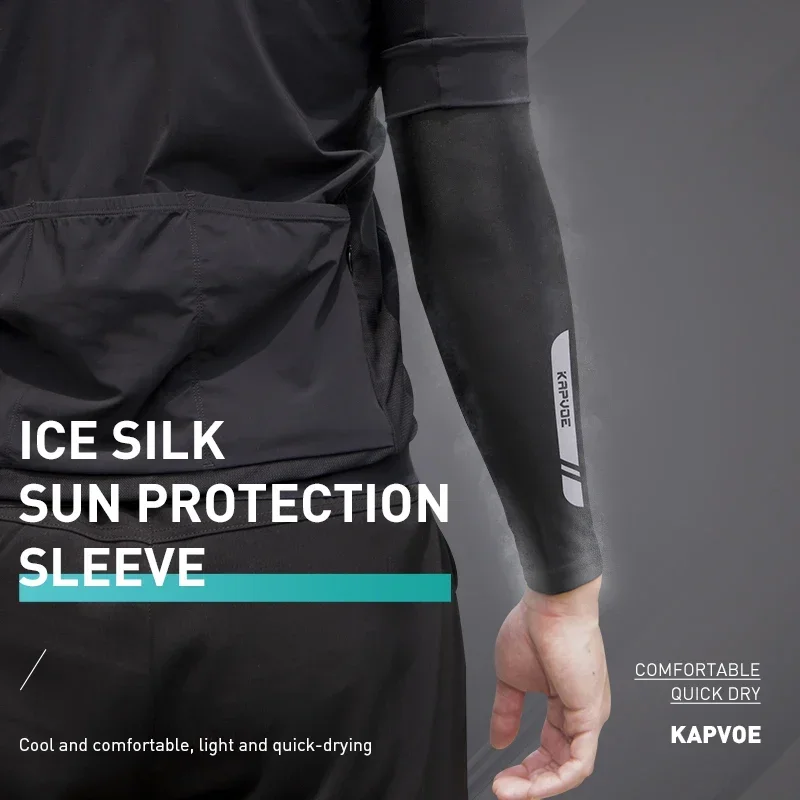 Sun Protection Arm Sleeves,Arm Sleeves,Cooling Arm Sleeves Men and Women Outdoor Sports Football Basketball Running Ice Sleeve Road Bike Cycling UV Protection Sunscreen