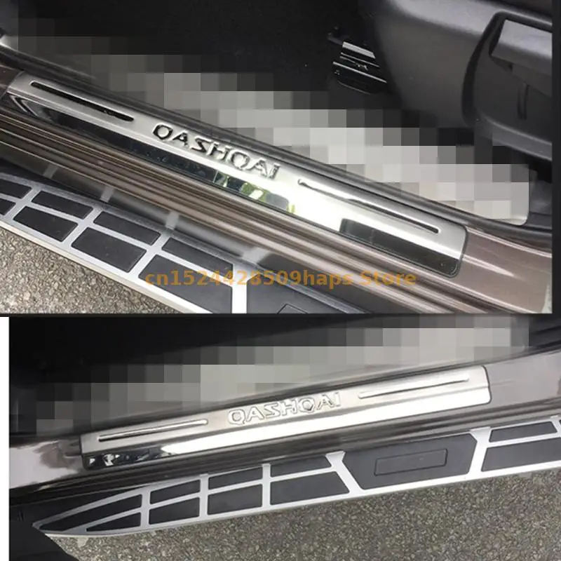 

Накладка на порог из нержавеющей стали для Nissan Qashqai J11 2015 2016 2017 2018