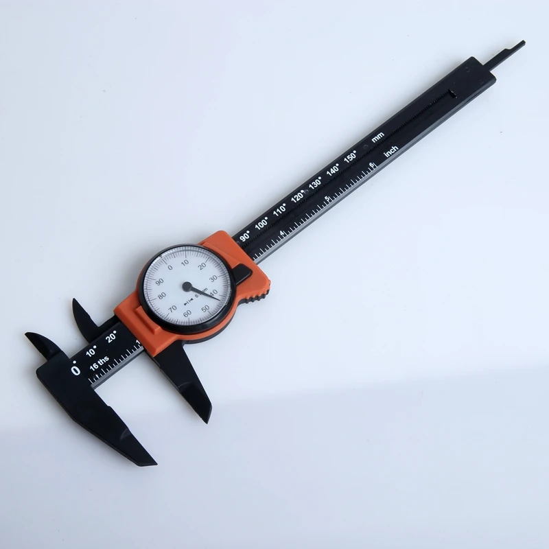 0.1mm Precision Scratch-proof Plastic Dial Vernier Calipers