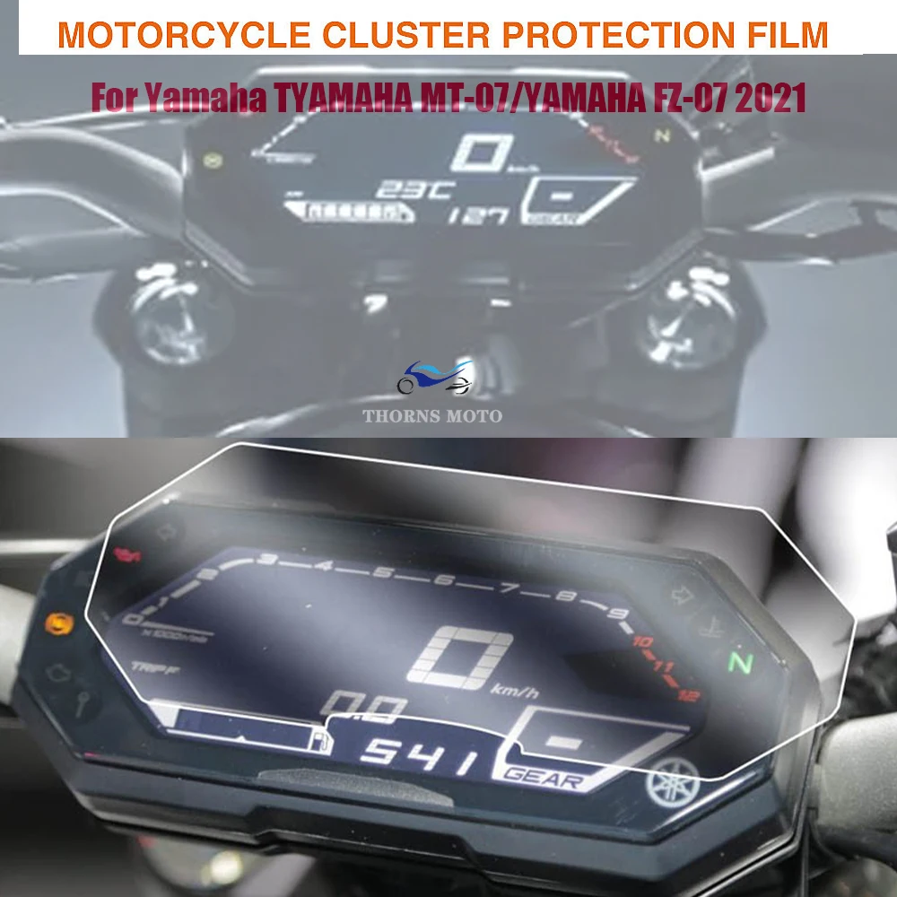 Motorcycle Accessories Instrument Protective Film Dashboard Screen Protecto For YAMAHA MT-07 FZ-07 MT07 FZ07 MT FZ 07 2021 кисть для румян и пудры accessories фиолетовая fz07 1 шт