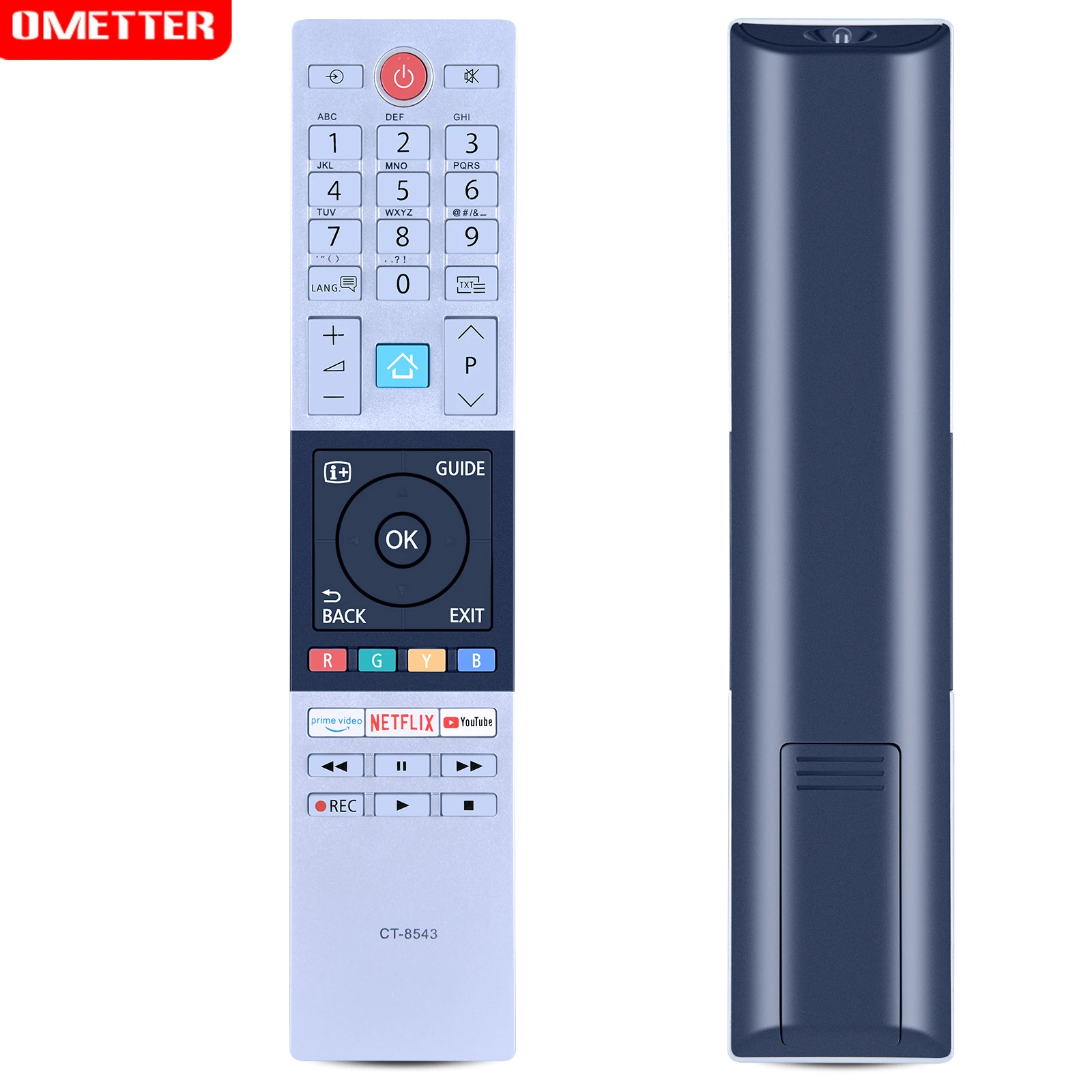 Ersatz Fernbedienung CT-8543 CT8543 F??1r Toshiba TV W NetFlix And