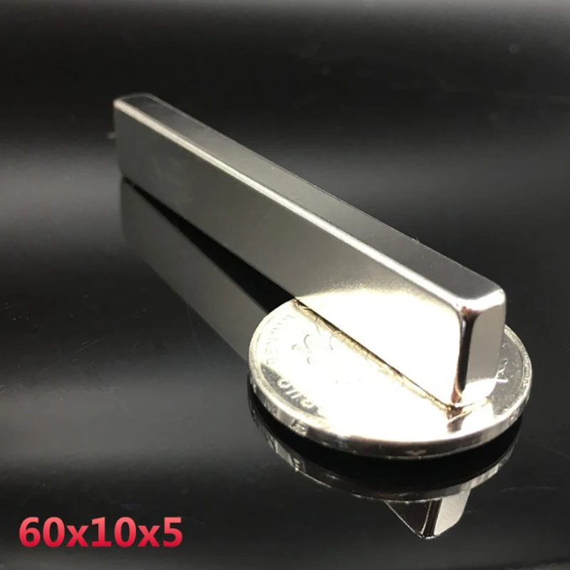 60x10x5 Neodymium Magnet Super Strong Round Magnet Rare Earth Search Powerful Permanentgallium Metal 60*10*5