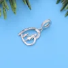 Fit Original Pan Charm Bracelet 100% 925 Silver Mother Son Hold Hands Walk Together Bead For Making Mother's Day Berloque DIY 2