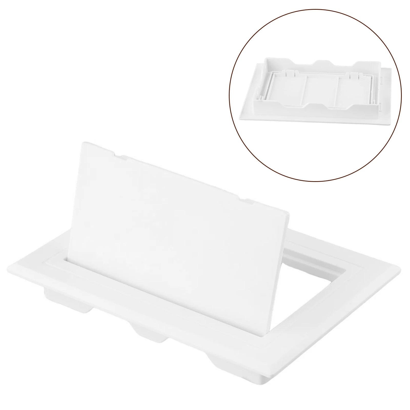 Reliable ABS Plastic Access Panel Easy Access To Inspection Holes Chemical And Temperature Resistant Rounded Design