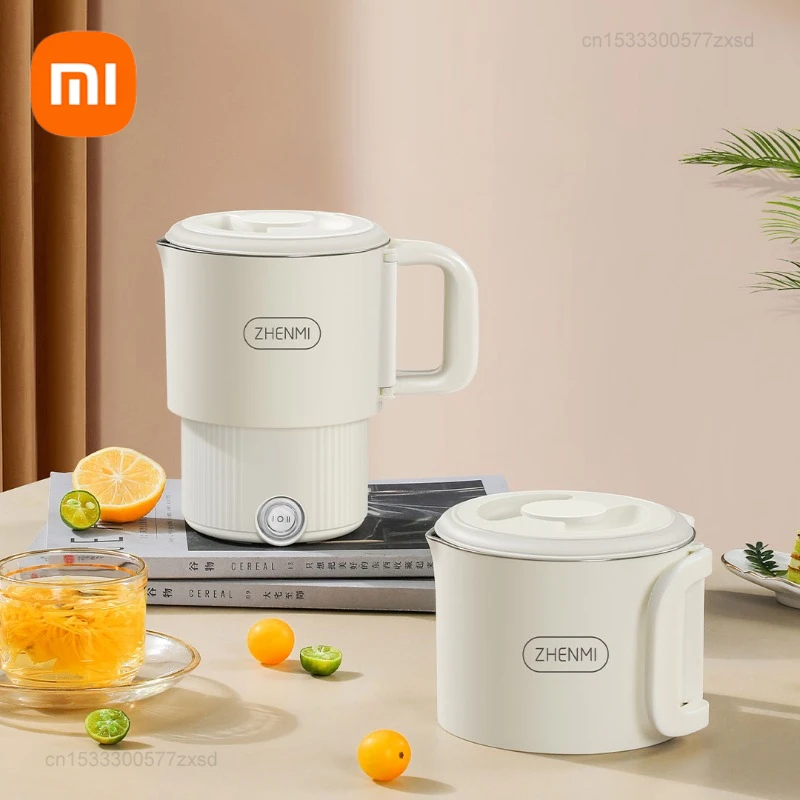 Xiaomi ZHEMI-Bouilloire Électrique Pliable Multifonctionnelle en Acier  Inoxydable 304, Portable, Tasse d'Eau, Voyage, 800ml - AliExpress