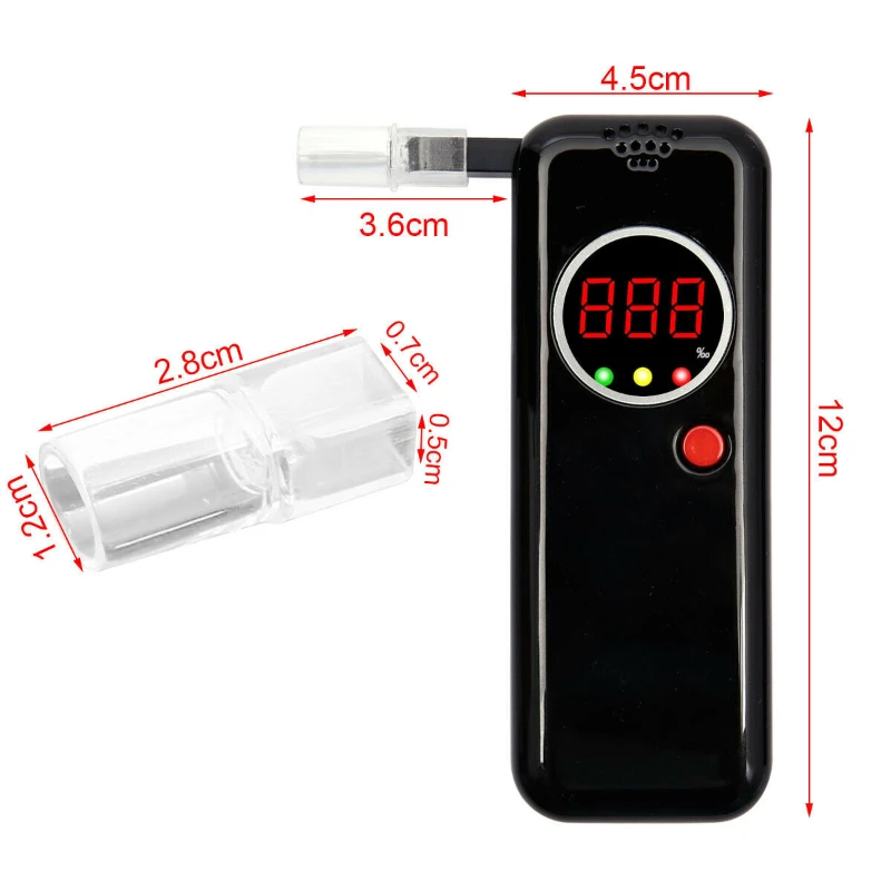 AD6000NS Professional Alcohol Tester Mouthpieces Pack of 50/100