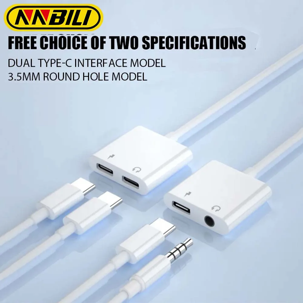 Type C to 3.5 MM Jack AUX Adapter USB-C Digital Audio Cable Earphone Headphone High Decoding Rate Connector For Samsung