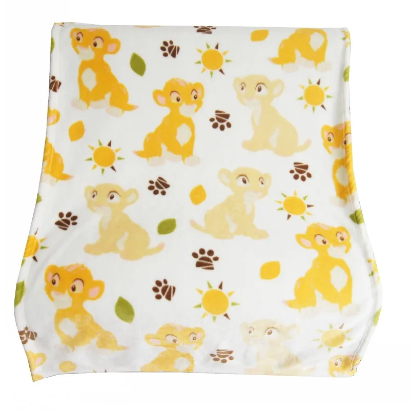 Simba Lion King Coperta Super Morbida 100 X15 0Cm Tiro Per Neonate Ragazzi Pet Bed Divano Sleeping Cover