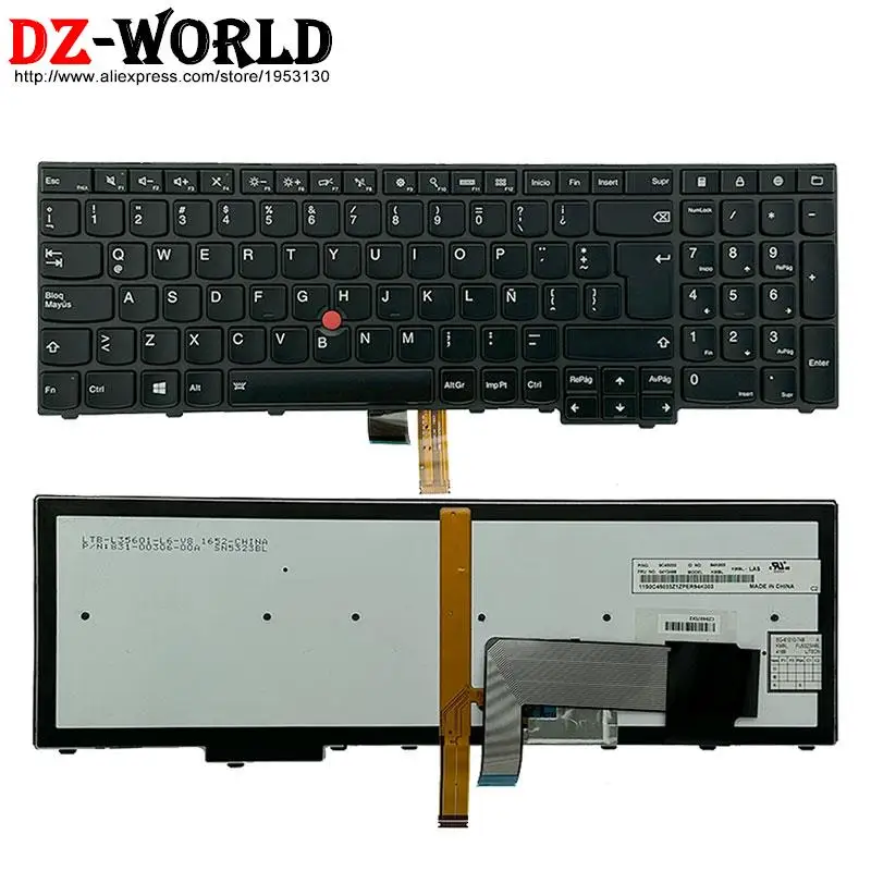 Teclado Espanhol Latino do Las Portátil Lenovo Thinkpad T560 W540 T540p W541 T550 W550s P50s L540 L560 L570 01ax613 04y2429 04y2468 - Imagem 2