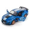 1:32 Ford Mustang Shelby GT500 Alloy Muscle Car Model Sound and Light Pull Back Children's Toy Collectibles Birthday gift 3