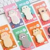 Random Korean Cute Sticky Notes Kawaii Notepad Memo Pad Cat Post Aesthetic Stationery To Do List Paper Index Book Sticker Check 2