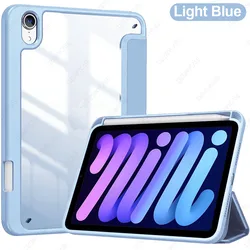 Sleek Protective Case with Pencil Holder and Auto Sleep/Wake Feature (Light Blue)