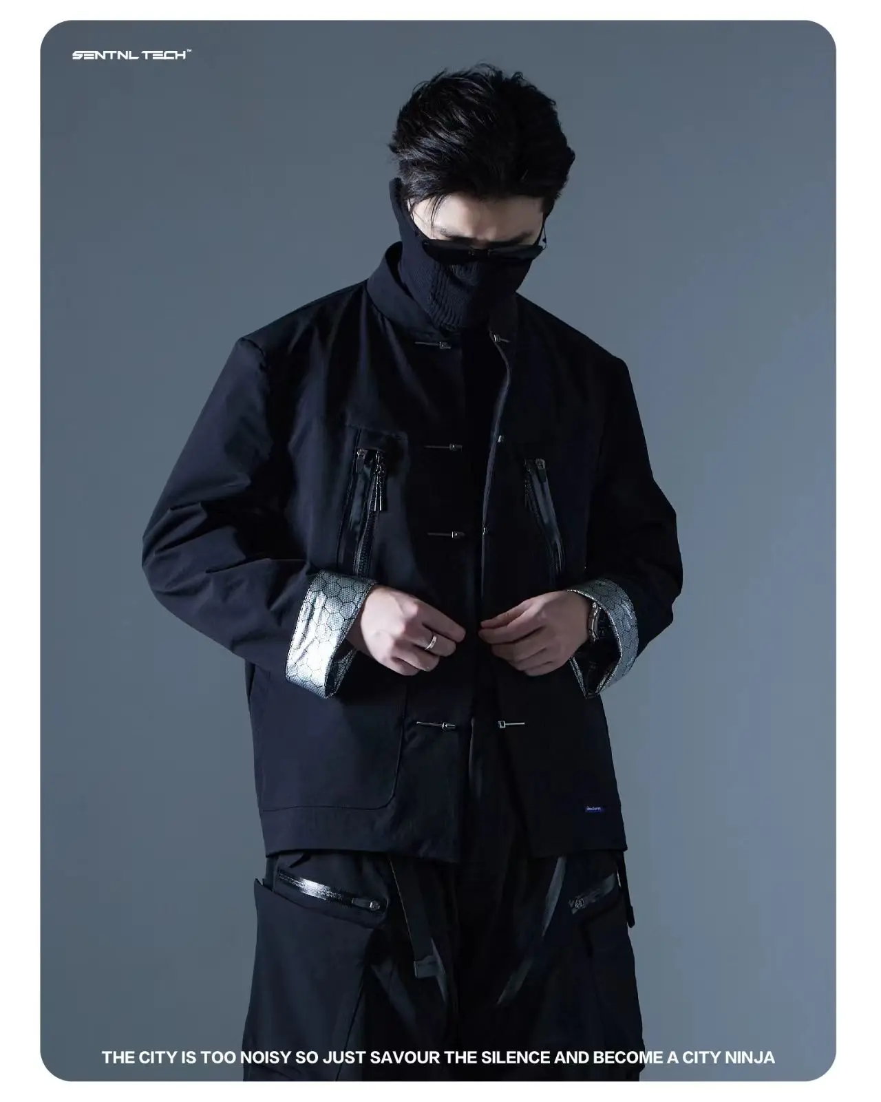 Silenstorm 25aw Functional tang suit jacket multipocket honeycomb inner material techwear aesthetic chinese style -