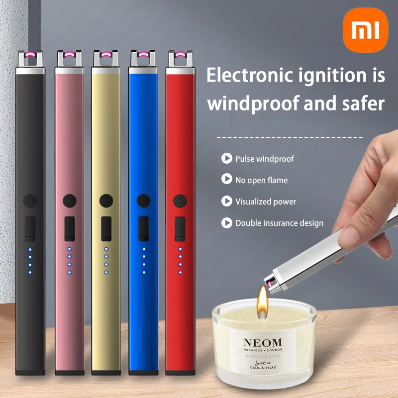 Xiaomi Outdoor Camping Candle Lighter USB Charging Outdoor Kitchen Barbecue Ignition Gifts For Men bbq lighter