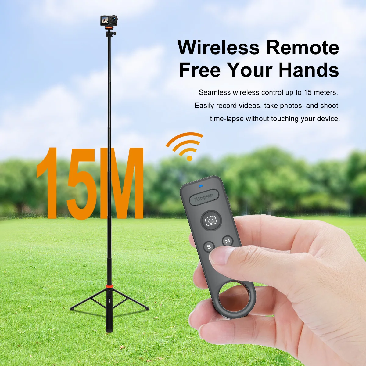 Télécommande Bluetooth pour DJI Osmo Action 4/5 Pro/360