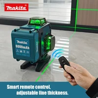 Niveau laser numérique Makita 360 degrés X4 16 lignes, auto-nivelant, outil de mesure de précision pour extérieur, lignes verticales croisées 5