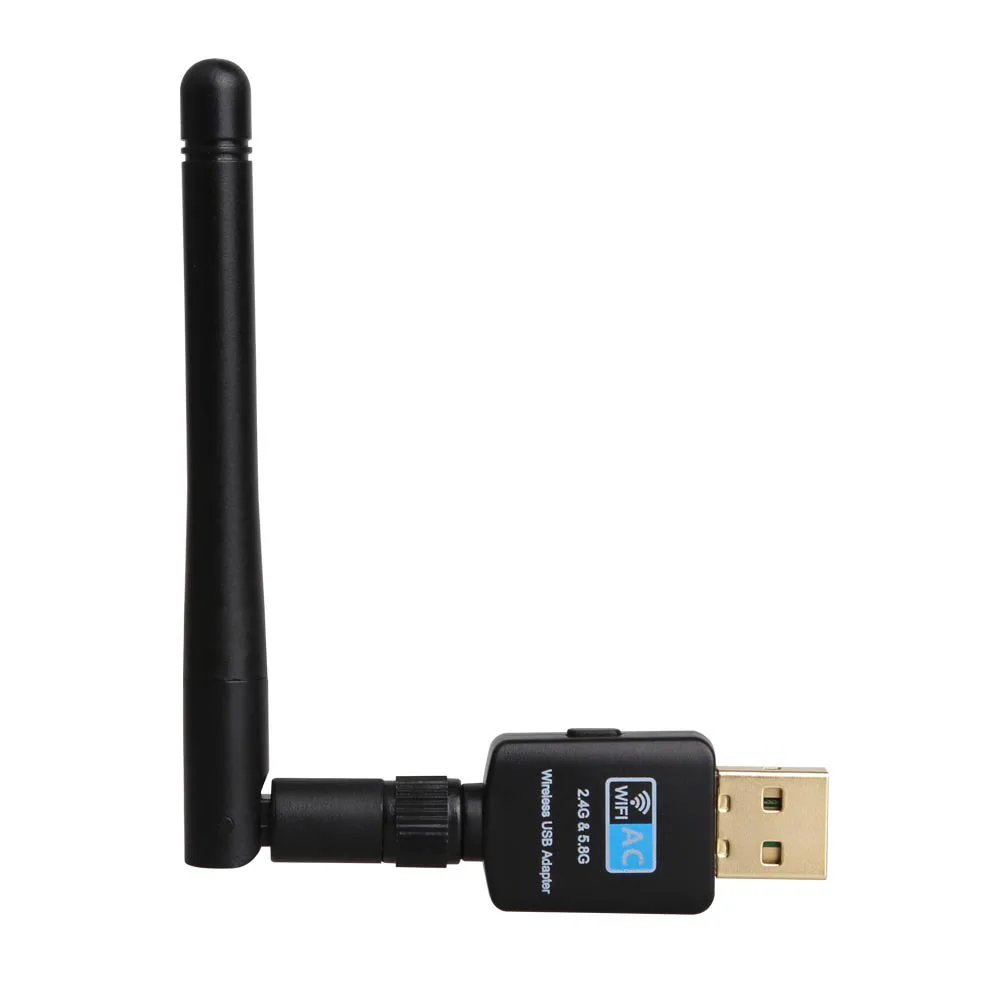 

600Mbps USB WiFi Adapter 2.4G 5GHz Wi-Fi High Speed Antenna Dual Band 802.11ac Mini Wireless Computer Network Card Receiver