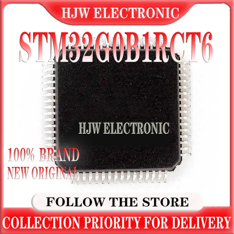 

10-100 шт. STM32G0B1RCT6 QFP64 Новые Товары в наличии