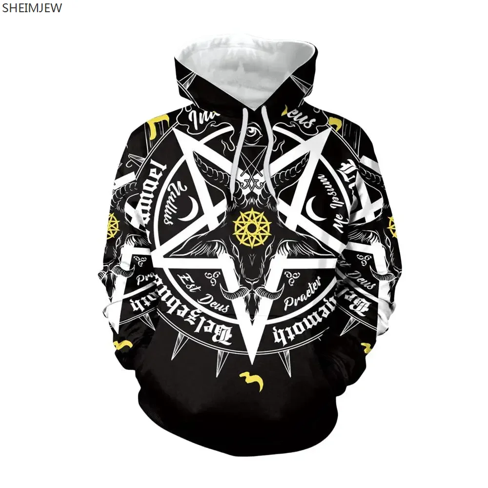 2023 Ouija Board Pentagram Witchy Sweatshirt  Gothic Casual Women Hoodies Loose Female Streetwear Hooded Top