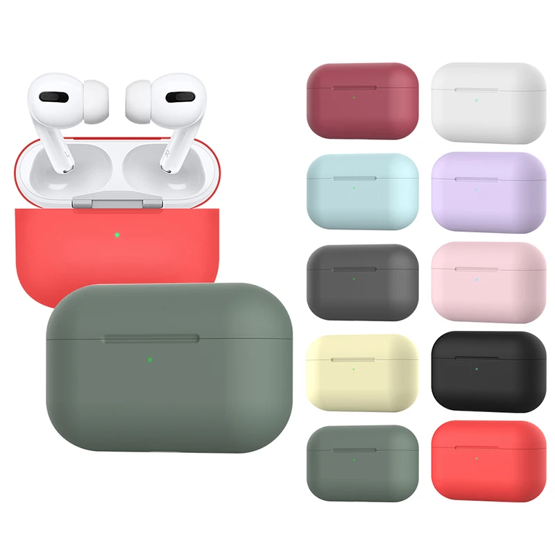 Per Airpods Pro 1 Custodia Custodia In Silicone Liquido Per Airpods Pro 1 Custodia Morbida Auricolari Protetcive Funda Per Airpods Pro 1 Cover 2019