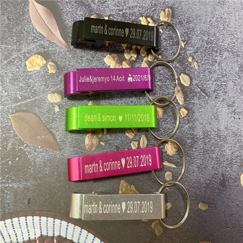 50 pieces of corkscrew wedding name and date wedding day souvenir holiday birthday gift diy handmade gift wooden wedding table cards