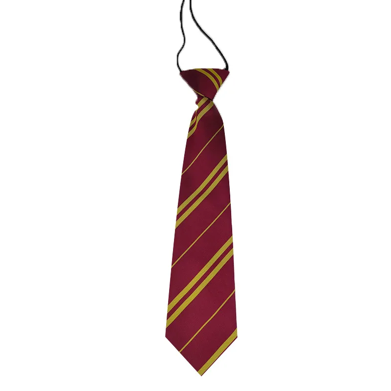 Magic School Tie Children Tie Wizarding Academy Harris Cosplay Stripe Necktie Party Cosplay Magic School Costume Accessories Prop Halloween
