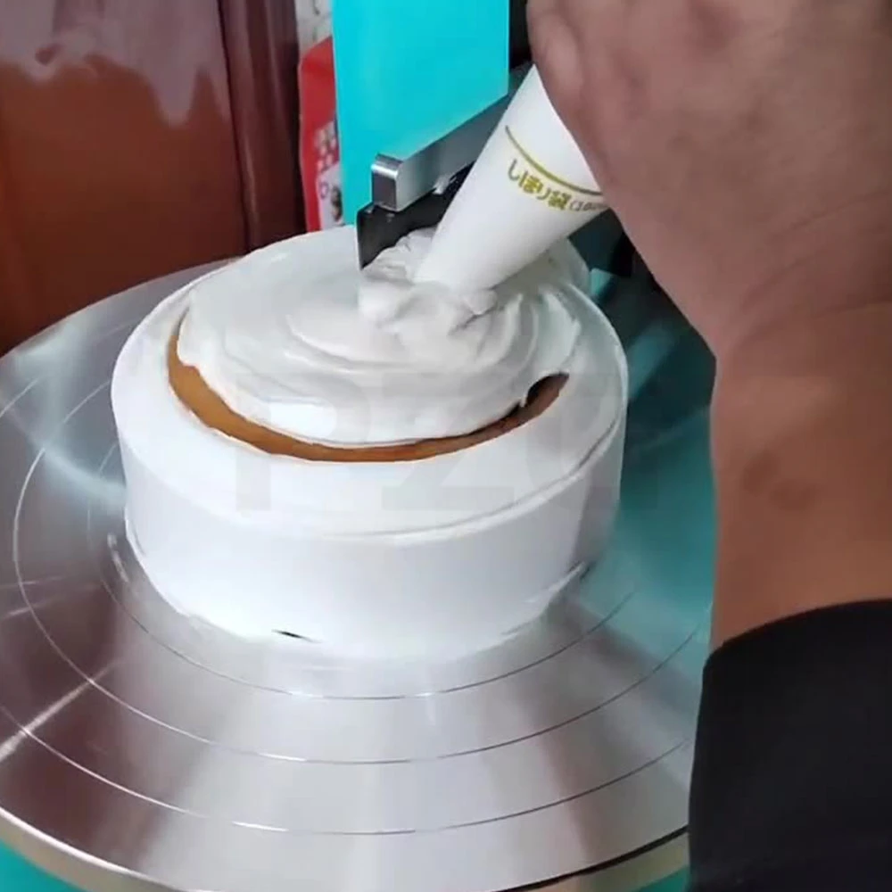 Automatic Round Birthday Cake Icing Coating Decorating Machine 4-12Inch  Size Cake Decorating Icing Frosting Machine For Sale - AliExpress