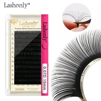 Lashonly Korea PBT Faux Mink Lashes Individual Natural False Eyelash Extension Volume Fan Eye Lashes Supplies For Makeup 1
