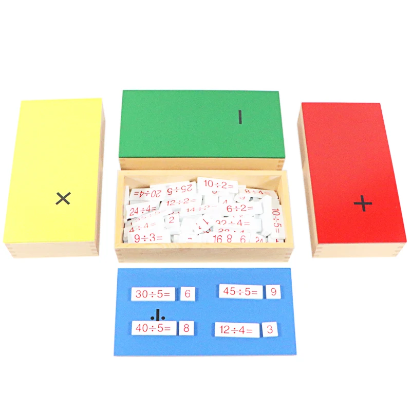Baby Toy Montessori Math Arithmetic Board Wood Toys for Kids Montessori Educational Equipment for Tables of Arithmetic Exercises 4