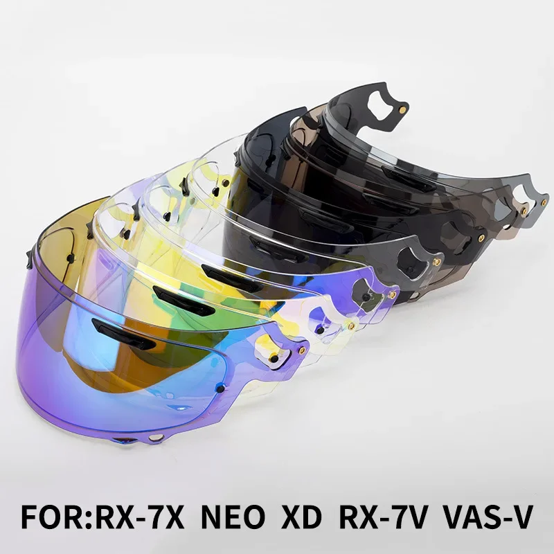 Scudo Casco Per Rx-7X/Reo/Xd/Rx-7V/Vas-V Parti Visiera Casco Moto Protezione Uv Casco Moto Visera Sunshield