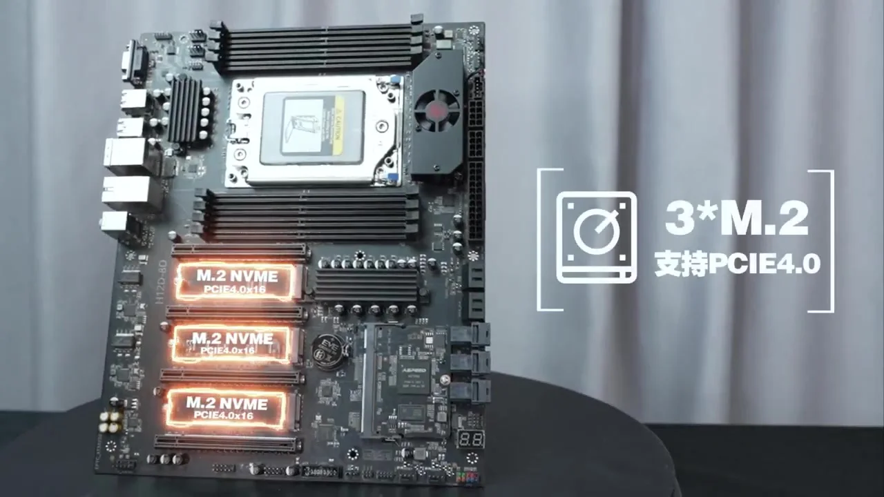 HUANANZHI H12D 8D AMD Motherboard with BMC module support AMD EPYC