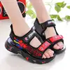 Summer Baby Girls Sandals For Kids Cartoon Spiderman Student Beach Shoes Children Boys Toddler Kids Non Slip Slippers EUR 21-40 3