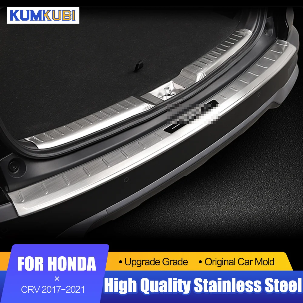 

Stainless Steel Car Rear Bumper Trunk Protection For Honda CRV CR-V 2017 2018 2019 2020 2021 Car Accessories