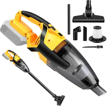 Cordless Handheld Vacuum Cleaner for Home, Car, Pet Hair - Compatible with 20V Batteries (Tool Only)