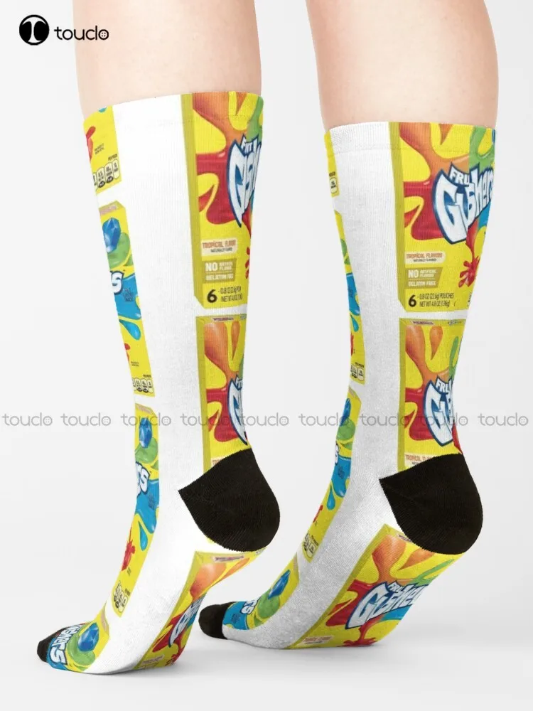 

Fruit Gushers Socks Mushroom Socks Personalized Custom Unisex Adult Teen Youth Socks Comfortable Best Girls Sports Cartoon Girls