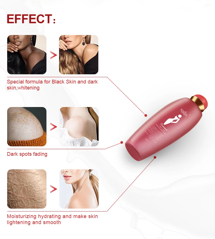 Korea Women Whitening Coconut Pearl Milk Body Lotion Whitening Skin Body Lotion Lightening for Dark Skin and Black Skin 300ml 4