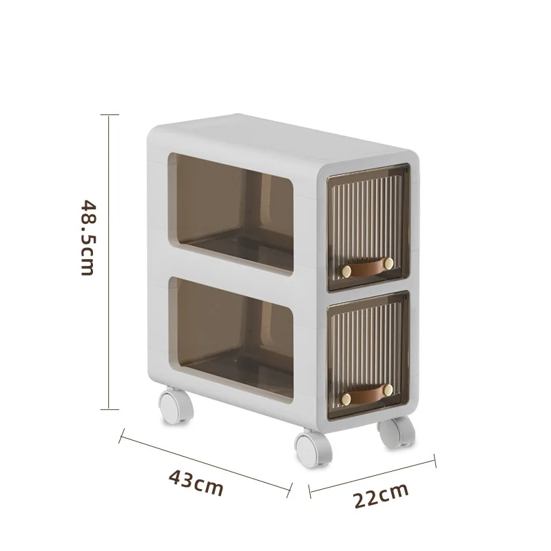 

Multi-function drawer type clip-in storage cabinet, household storage rack, gundane storage box, transparent plastic