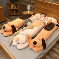 Giant Lovely Soft Down Cotton Dog Plush Pillow Doll Stuffed Pet Doll Baby Long Sleep Pillow Accompany Gift for Girlfriend 1