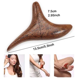 Enhanced Wood Massage and Lymphatic Drainage Gua Sha Tools (Style C)