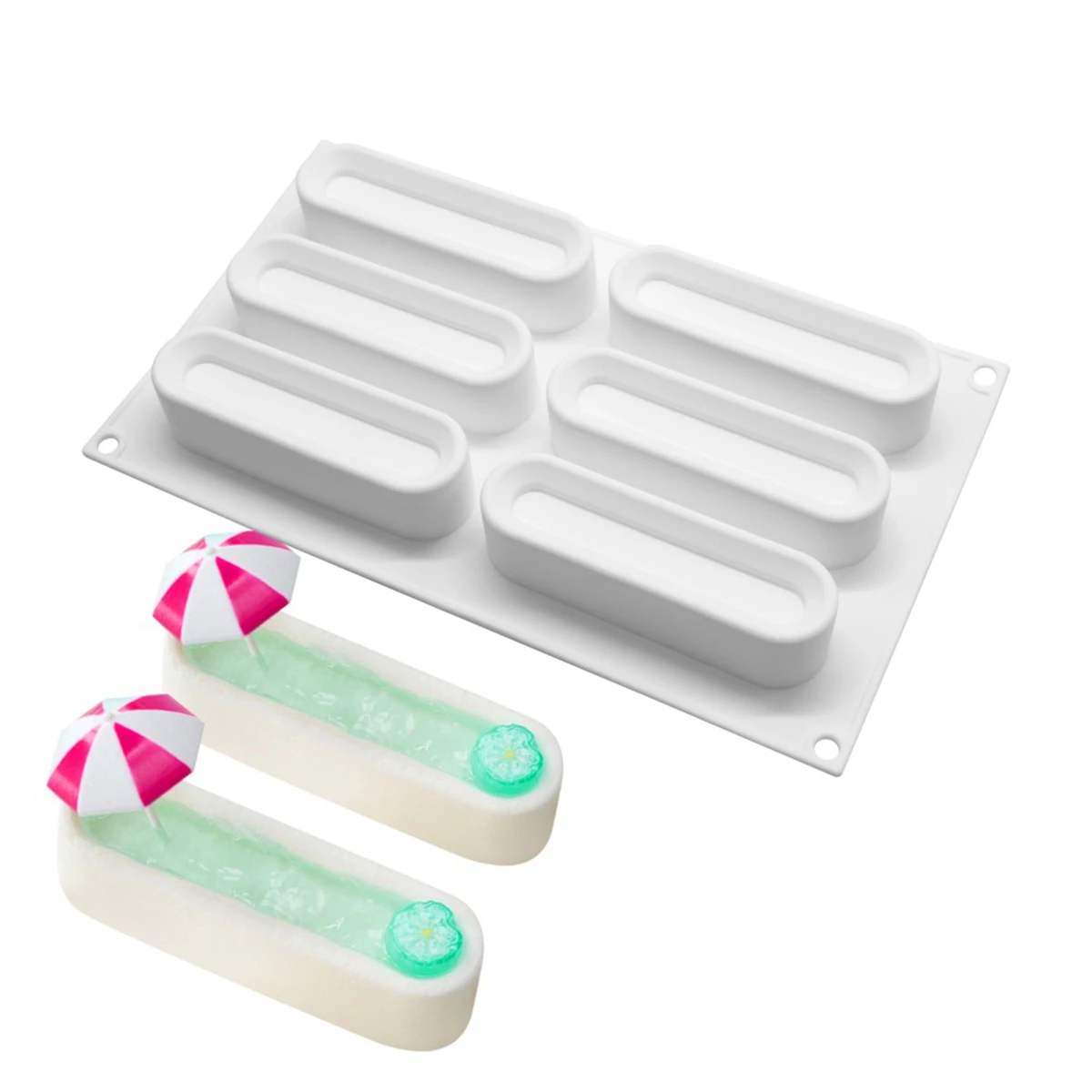 

Силиконовые формы для торта с 6 выемками, силиконовые формы для выпечки, силиконовые формы для конфет