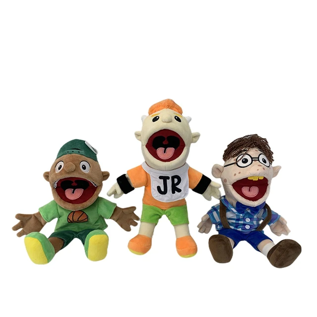 Jeffy Puppet Plush Game Toy Kids Cartoon Feebee Hand Puppet