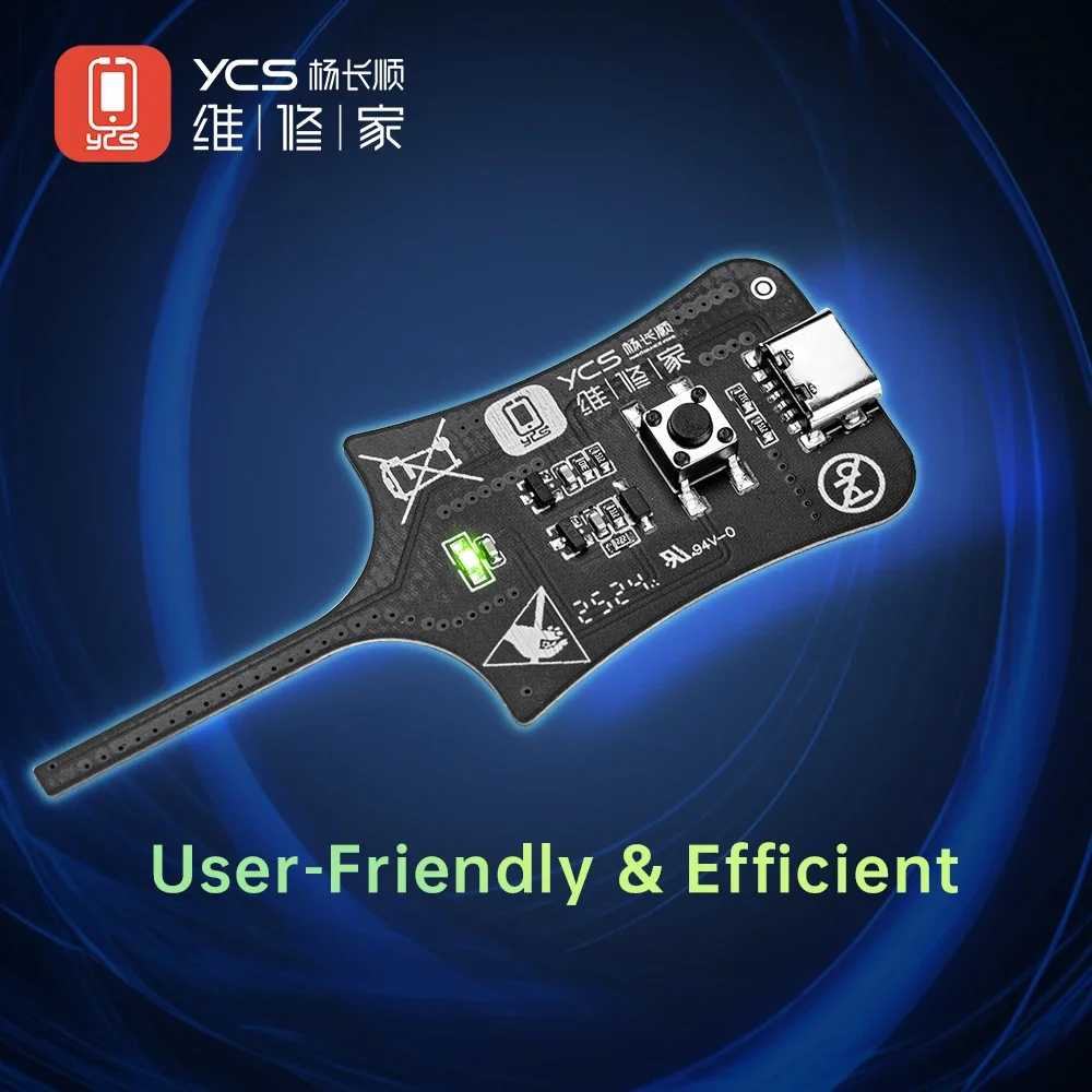 YCS 인덕턴스 테스터 휴대 전화 수리 도구에 대한 신속한 진단을위한 인스턴트 오류 잠금 녹색 LED가있는 고정밀