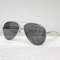 Nouveau y2k Vintage métal pilote lunettes de soleil femmes pour hommes lunettes de soleil Punk populaire en plein air conduite marque de luxe concepteur nuances UV400 2