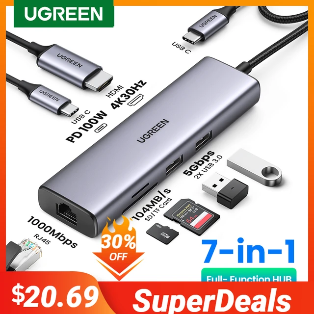 Ugreen Usb C Hub Macbook Pro, Hub Macbook Pro M1 Ugreen