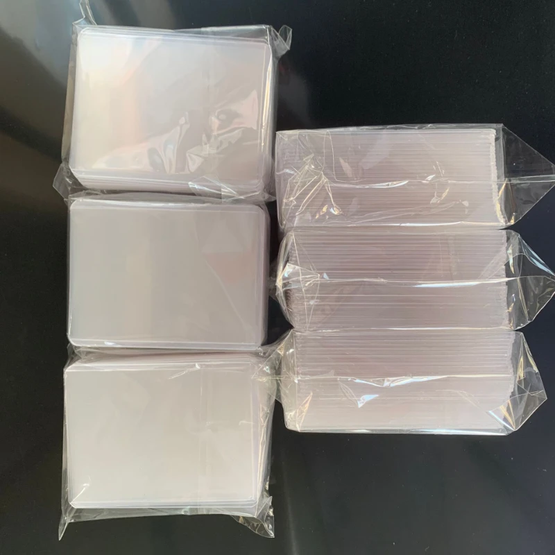 35PT Transparent Toploader HD Film PVC Card Holder NBA Star Card Holder Magic Game King Protective Case Hard id card holder coin holder plastic coin holder baseball card sleeves