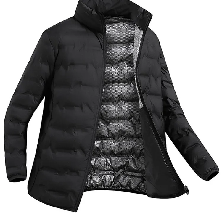 그래핀 남성용 보온 경량 다운 재킷 가을 겨울 스탠드업 칼라 오리털 보온 스포..