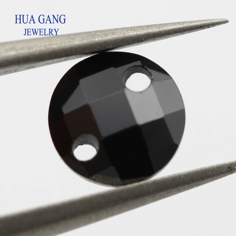 Cubic Zirconia Double Hole Stones 3