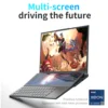 BYONE Dual Screen Gaming Laptop Intel Xeon W 10855M 16 inch +14 Inch Touch Screen Laptop 16GB 32GB RAM 1T 2TB SSD Metal laptops 2
