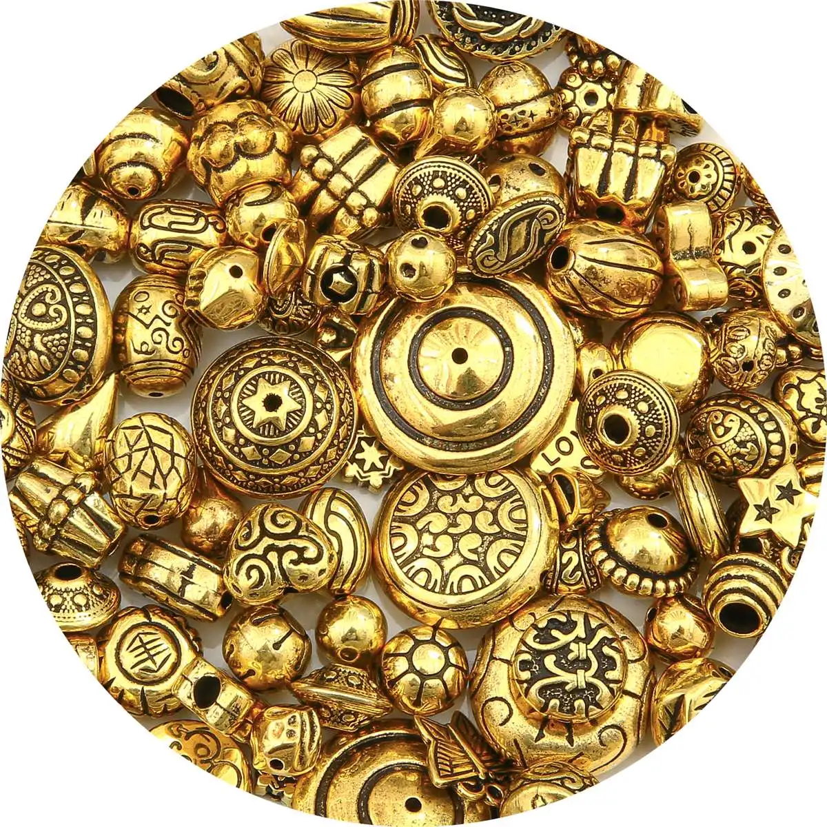 30g Lot gemischte klassische Acrylperlen lose Distanzperlen für DIY süße Schleife Armband Perlenmaterial Schmuckherstellung Zubehör – Detail 7